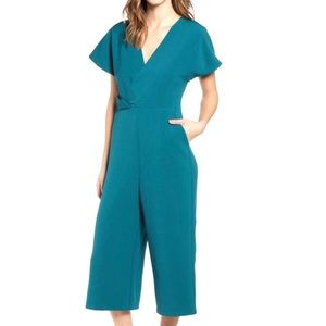 Leith jumpsuit in teal NWT